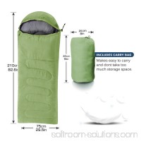 California Basis 3-4 Seasons Single Sleeping Bag for Adult Waterproof Camping Hiking with Carry Bag 568965936